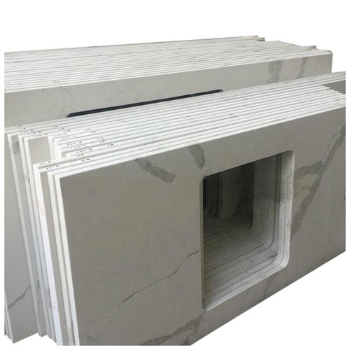 Calacatta Marble Look Quartz Countertops For Bathroom Calacatta Marble Look Quartz Countertops For Bathroom