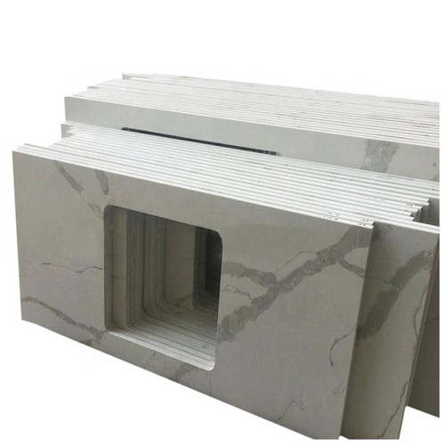Calacatta White Quartz Vanity Countertops Calacatta White Quartz Vanity Countertops