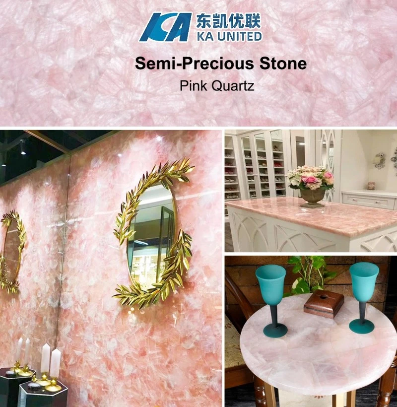 Pink Quartz Countertops and Wall Pink Quartz Countertops and Wall