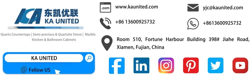 Ice Breaking White Quartz Slabs and Countertops Factory-KA UNITED Ice Breaking White Quartz Slabs and Countertops Factory-KA UNITED
