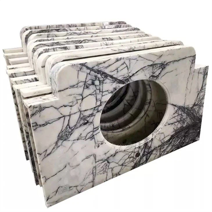 Milas Lilac Marble Bathroom Vanity Top
