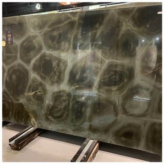 Želví zelené křemenné desky