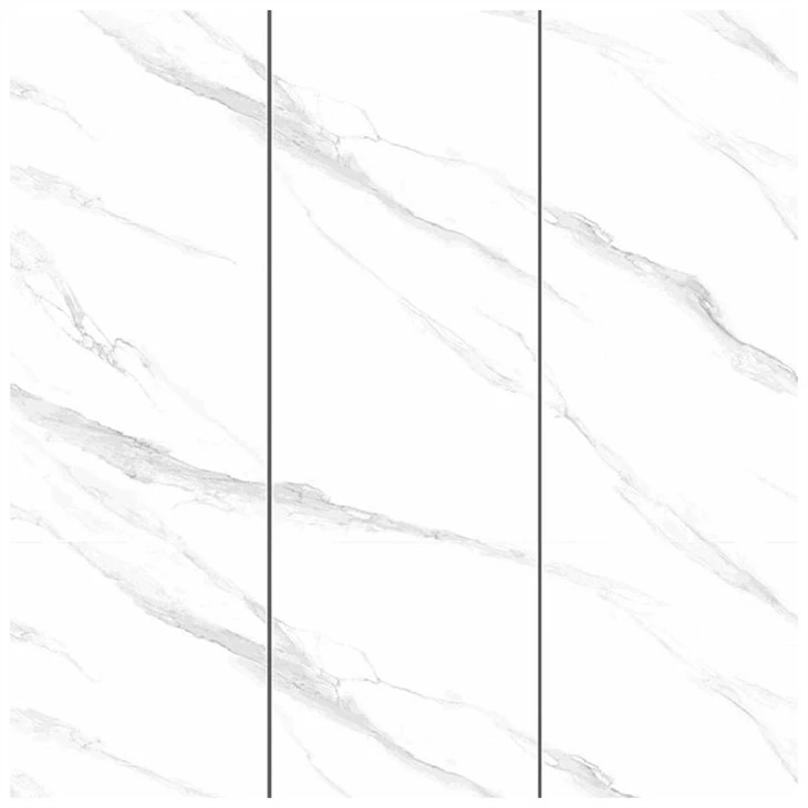 Snow White Sintered Stone Wall Panel