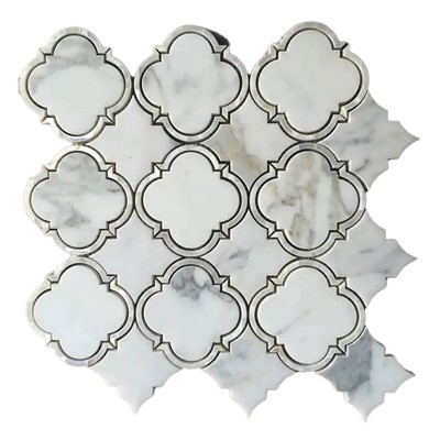 Alice Pearl Calacatta mramorová mozaiková dlažba