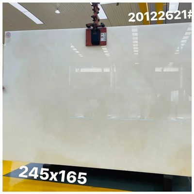 Sněhově bílá Onyxová deska