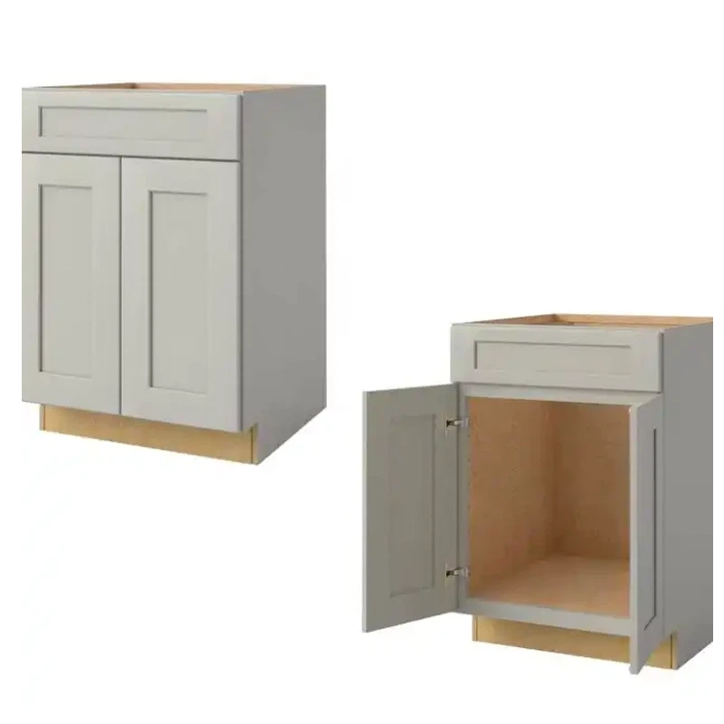 gray shaker cabinets kitchen