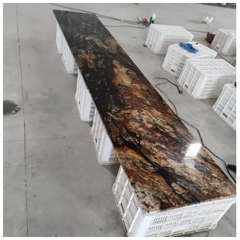 magma gold granite kitchen countertops