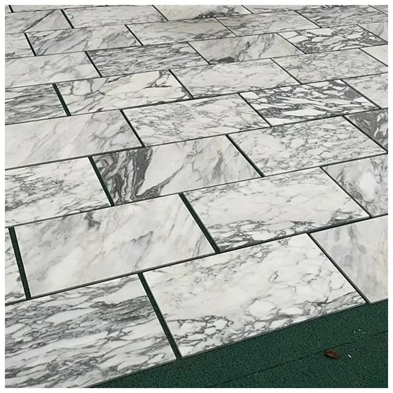 Arabescato White Marble Floor Tiles