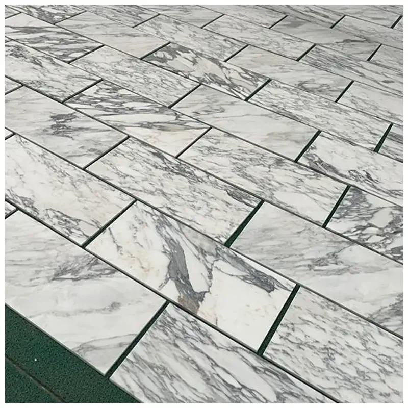 Arabescato White Marble Tiles