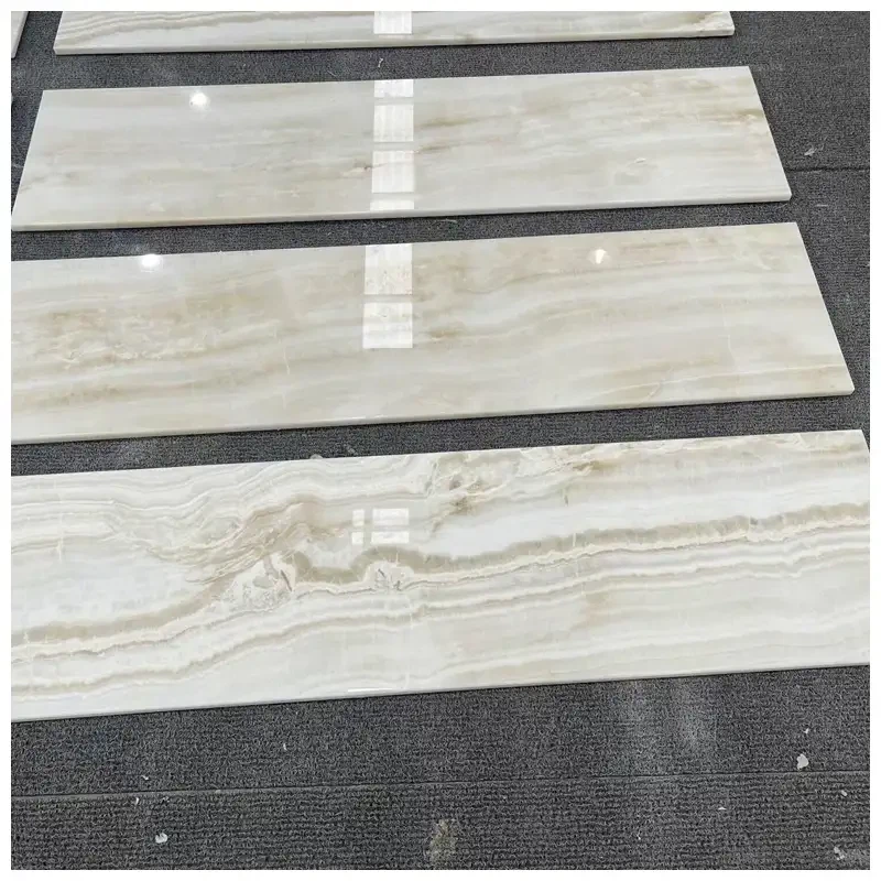 Vanilla White Onyx Marble Tile