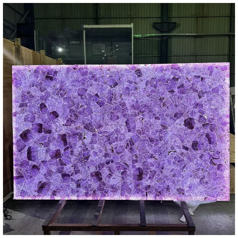 Amethyst Gemstone Polished Slabs