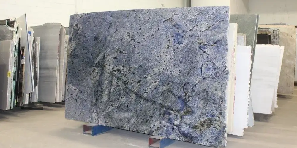 The Visual Symphony- Mastering High-End Book-matched Azul Bahia Granite Installations The Visual Symphony- Mastering High-End Book-matched Azul Bahia Granite Installations